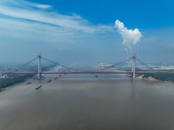 G3铜陵长江公铁大桥合龙（丁凯 拍摄） (9)