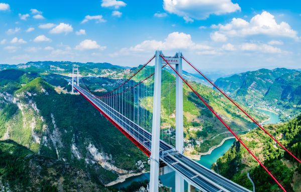 贵州金仁桐高速关键工程——桐梓河特大桥2