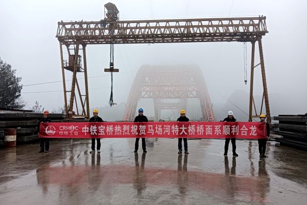 中铁宝桥西南分公司参建的贵平高速马场河特大桥 (2)