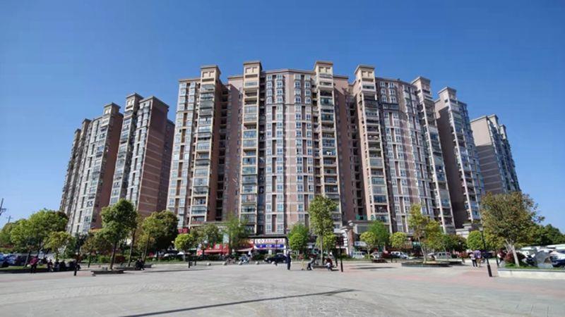 图为中铁国际生态城贵龙新苑社区