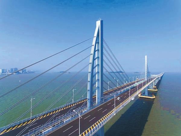 中铁宝桥参建的港珠澳大桥九洲航道桥 中铁宝桥参建的港珠澳大桥九洲航道桥