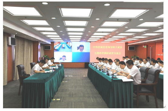 中铁资源党委召开主题教育调研成果交流会